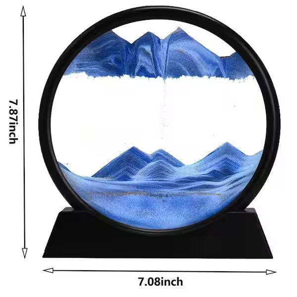 3D Moving Sand Frame – 7" (Random Color)